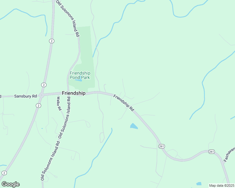 map of restaurants, bars, coffee shops, grocery stores, and more near 78 Friendship Road in Friendship