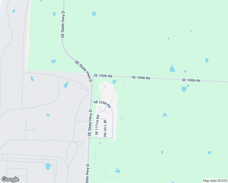 map of restaurants, bars, coffee shops, grocery stores, and more near 112 Southeast 1171st Road in Knob Noster