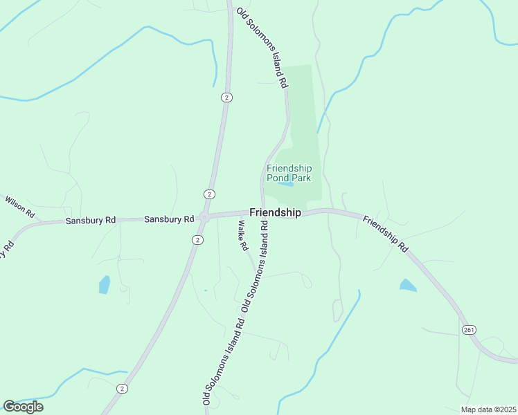 map of restaurants, bars, coffee shops, grocery stores, and more near 4 Friendship Road in Friendship