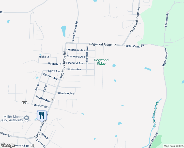 map of restaurants, bars, coffee shops, grocery stores, and more near 1225 Collingwood Avenue in Wheelersburg