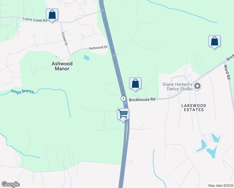 map of restaurants, bars, coffee shops, grocery stores, and more near 11470 Maryland 4 in Dunkirk