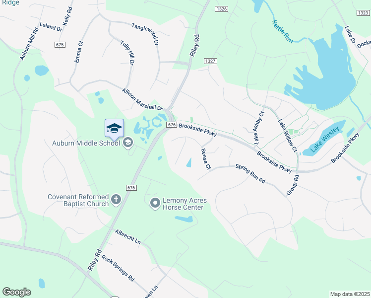 map of restaurants, bars, coffee shops, grocery stores, and more near 7290 Joffa Circle in Warrenton