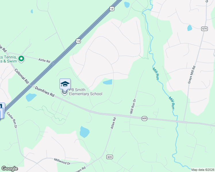 map of restaurants, bars, coffee shops, grocery stores, and more near 6042 Whippoorwill Dr in Warrenton