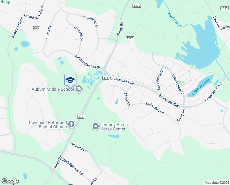 map of restaurants, bars, coffee shops, grocery stores, and more near 7290 Joffa Circle in Warrenton
