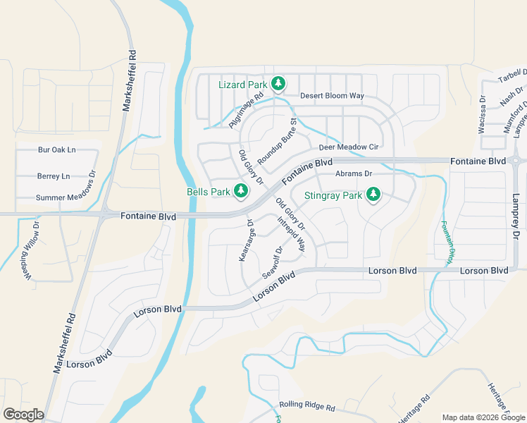 map of restaurants, bars, coffee shops, grocery stores, and more near 10034 Intrepid Way in Colorado Springs