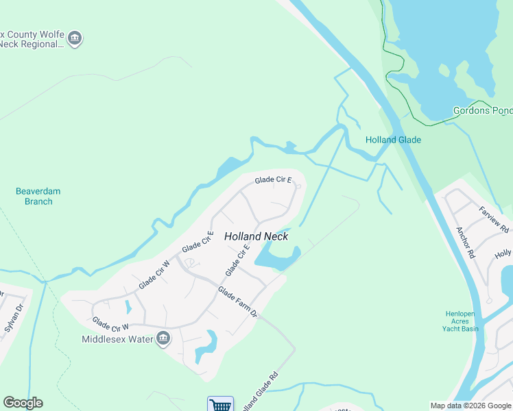 map of restaurants, bars, coffee shops, grocery stores, and more near 6 Gordons Pond Drive in Rehoboth Beach