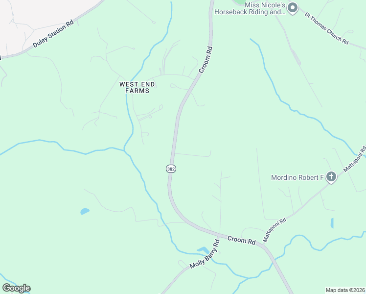 map of restaurants, bars, coffee shops, grocery stores, and more near 11008 Croom Road in Upper Marlboro