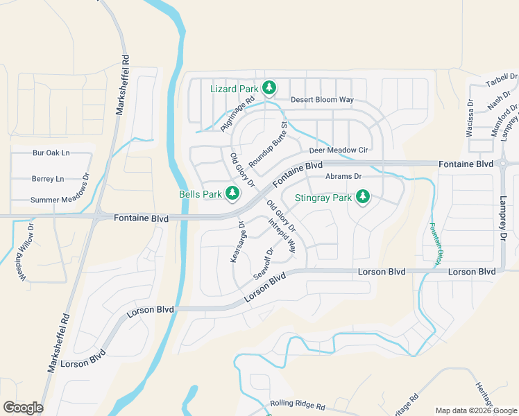 map of restaurants, bars, coffee shops, grocery stores, and more near 10034 Intrepid Way in Colorado Springs