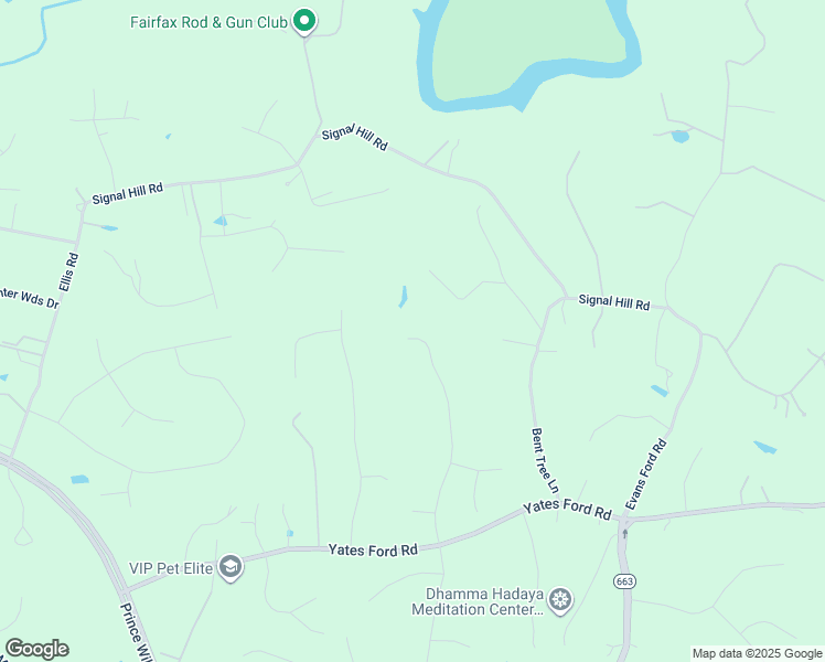 map of restaurants, bars, coffee shops, grocery stores, and more near 10130 Chinkapin Drive in Manassas