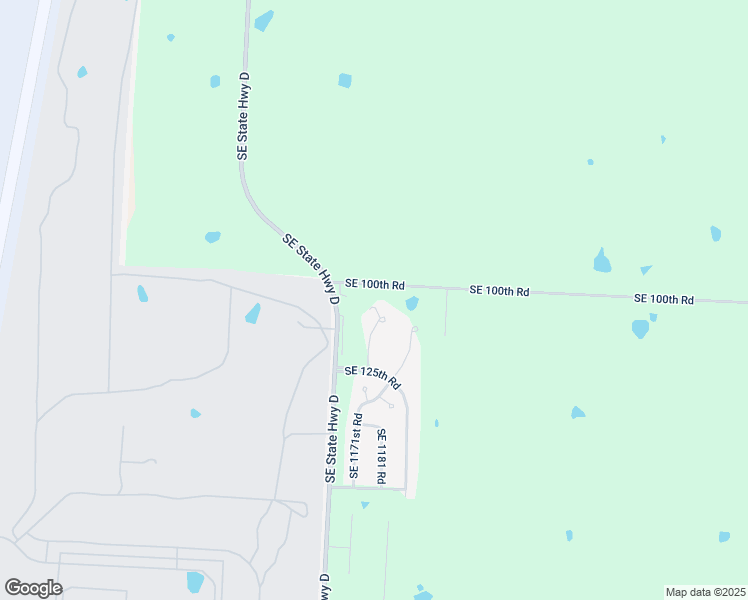 map of restaurants, bars, coffee shops, grocery stores, and more near 108 Southeast 1161 in Knob Noster