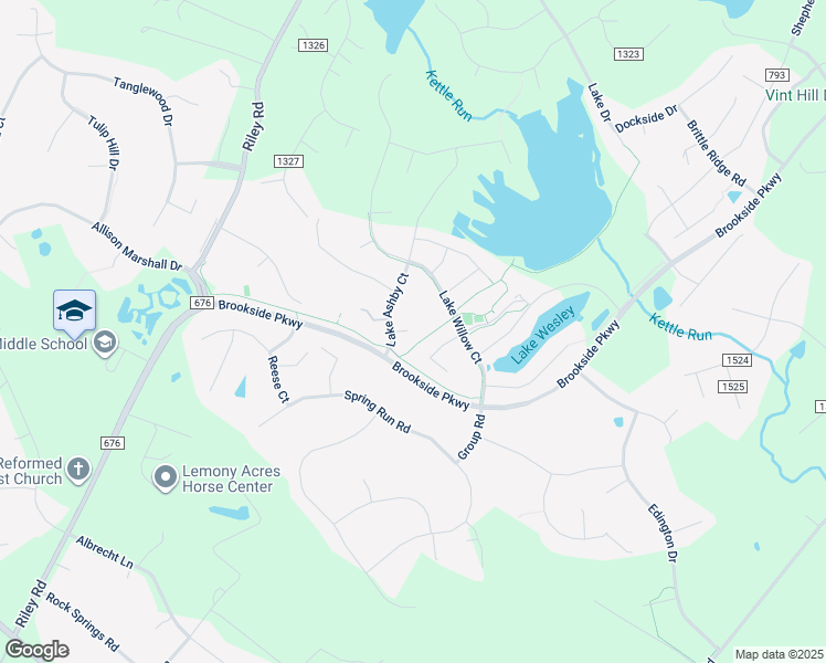 map of restaurants, bars, coffee shops, grocery stores, and more near 3914 Lake Ashby Court in Warrenton