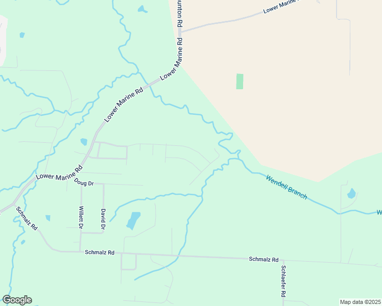 map of restaurants, bars, coffee shops, grocery stores, and more near 8917 Wendell Creek Drive in Saint Jacob