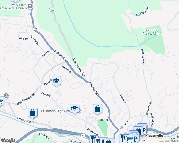 map of restaurants, bars, coffee shops, grocery stores, and more near 845 Oak Terrace Court in Kelsey