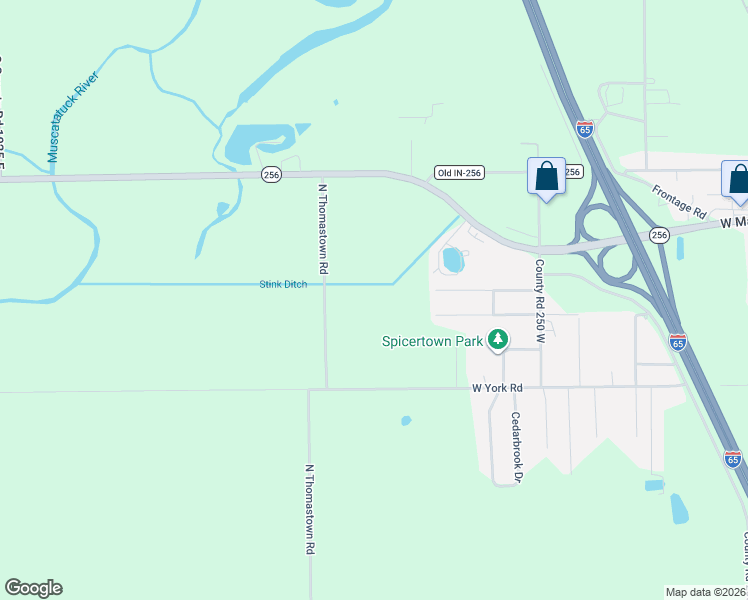 map of restaurants, bars, coffee shops, grocery stores, and more near 3312 North Thomastown Road in Austin