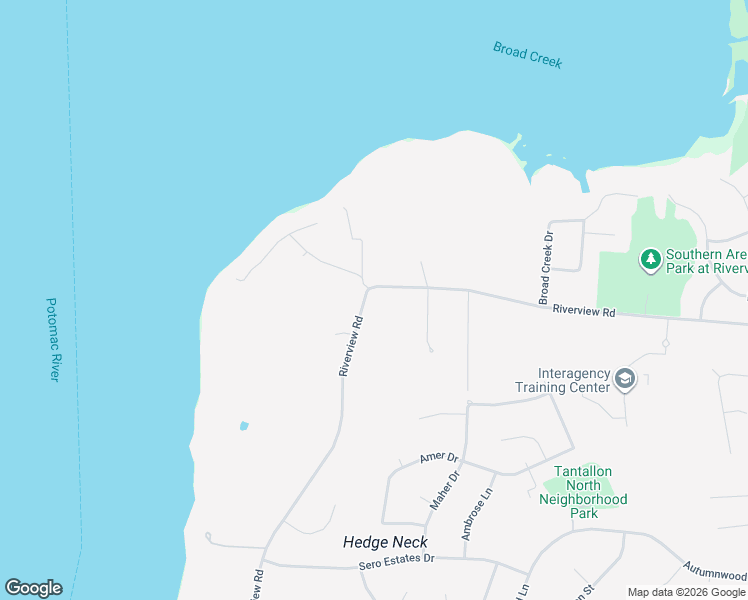 map of restaurants, bars, coffee shops, grocery stores, and more near 11104 Riverview Road in Fort Washington