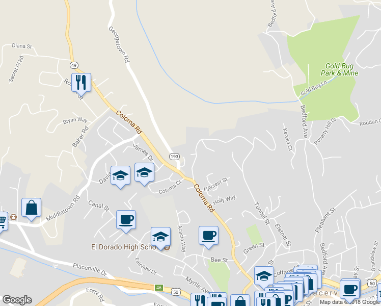 map of restaurants, bars, coffee shops, grocery stores, and more near 845 Oak Terrace Court in Kelsey