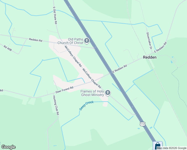 map of restaurants, bars, coffee shops, grocery stores, and more near 18127 McColleys Chapel Road in Georgetown