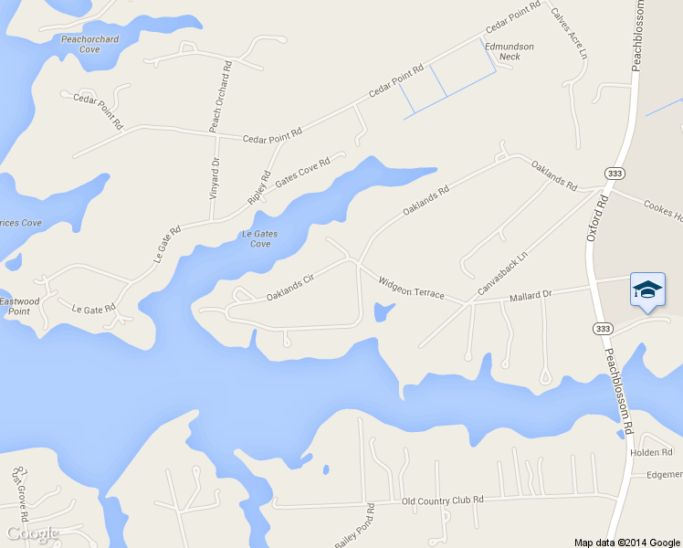 map of restaurants, bars, coffee shops, grocery stores, and more near 28121 Oaklands Circle in Easton