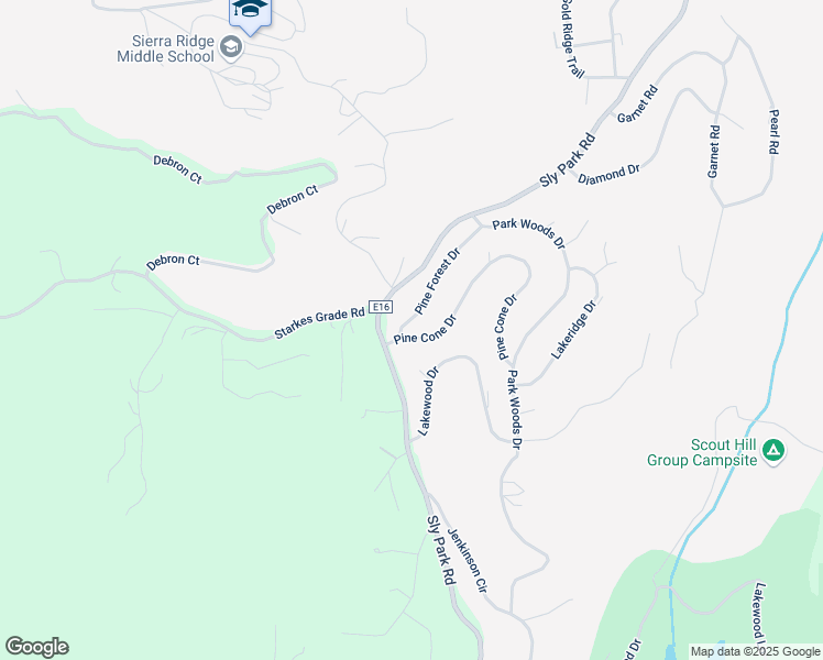 map of restaurants, bars, coffee shops, grocery stores, and more near 4321 Pine Forest Drive in Pollock Pines