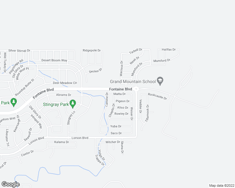 map of restaurants, bars, coffee shops, grocery stores, and more near 10851 Matta Drive in Colorado Springs