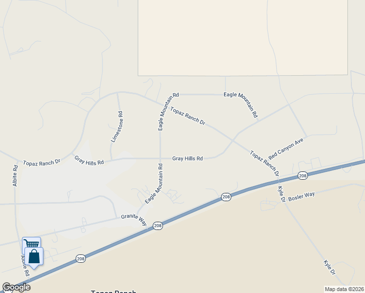 map of restaurants, bars, coffee shops, grocery stores, and more near 4030 Gray Hills Road in Douglas County