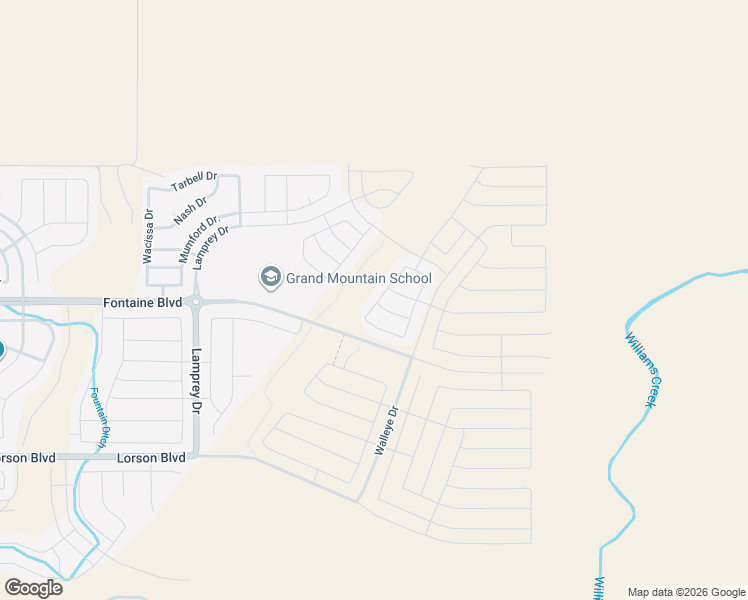 map of restaurants, bars, coffee shops, grocery stores, and more near Cattle Baron Way in Colorado Springs