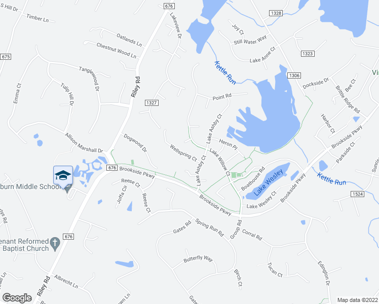 map of restaurants, bars, coffee shops, grocery stores, and more near 6560 Wellspring Court in Warrenton