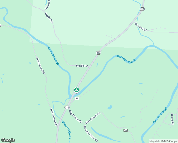 map of restaurants, bars, coffee shops, grocery stores, and more near 2705 Ohio 218 in Gallipolis