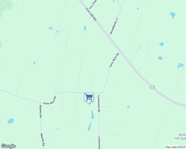 map of restaurants, bars, coffee shops, grocery stores, and more near 14004 Owls Nest Road in Nokesville