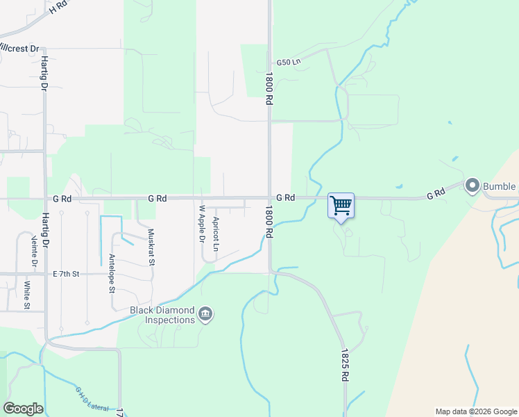 map of restaurants, bars, coffee shops, grocery stores, and more near 1795 North Apple Drive in Delta