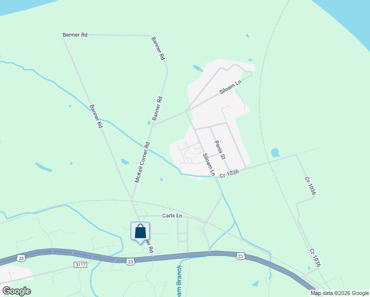 map of restaurants, bars, coffee shops, grocery stores, and more near Meadowlark Road in South Shore