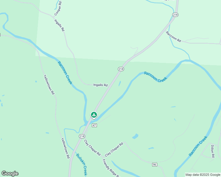 map of restaurants, bars, coffee shops, grocery stores, and more near 2705 Ohio 218 in Gallipolis