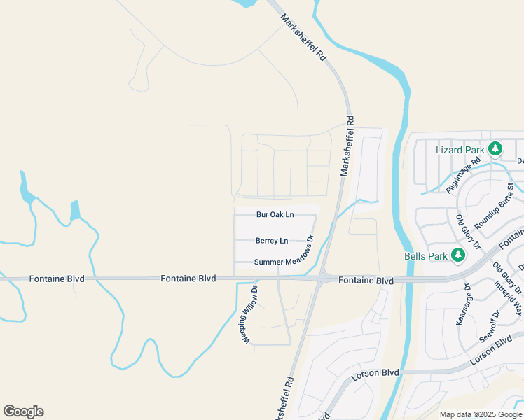map of restaurants, bars, coffee shops, grocery stores, and more near 9384 Bur Oak Lane in Colorado Springs