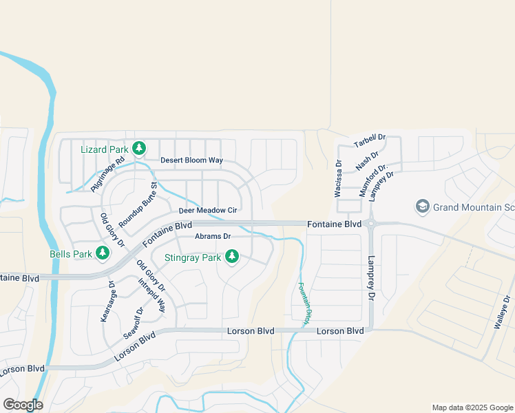 map of restaurants, bars, coffee shops, grocery stores, and more near 10667 Desert Bloom Way in Colorado Springs