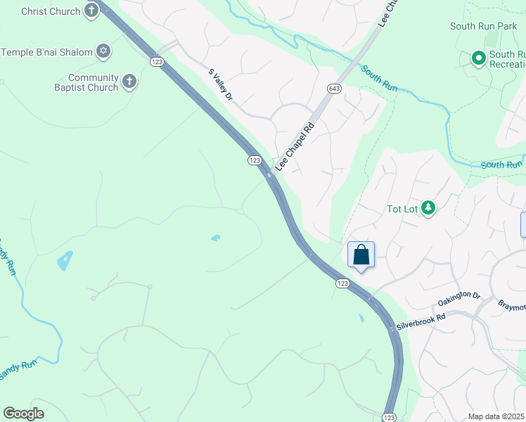 map of restaurants, bars, coffee shops, grocery stores, and more near 9922 Evenstar Lane in Fairfax Station