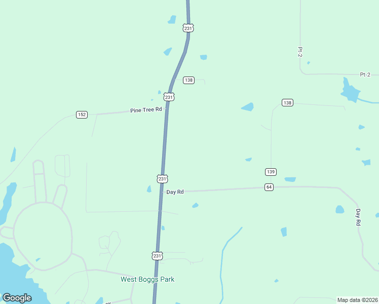 map of restaurants, bars, coffee shops, grocery stores, and more near 433 Day Road in Loogootee