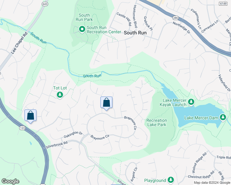 map of restaurants, bars, coffee shops, grocery stores, and more near 7903 Willfield Court in Fairfax Station
