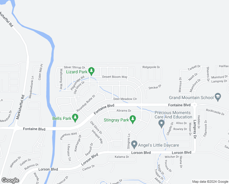 map of restaurants, bars, coffee shops, grocery stores, and more near 6243 Saddlebred Way in Colorado Springs