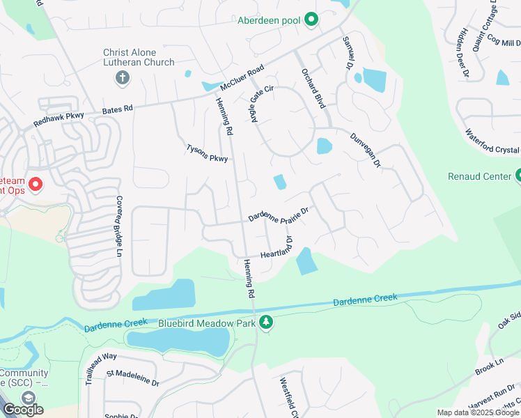 map of restaurants, bars, coffee shops, grocery stores, and more near 7175 Dardenne Prairie Drive in O'Fallon