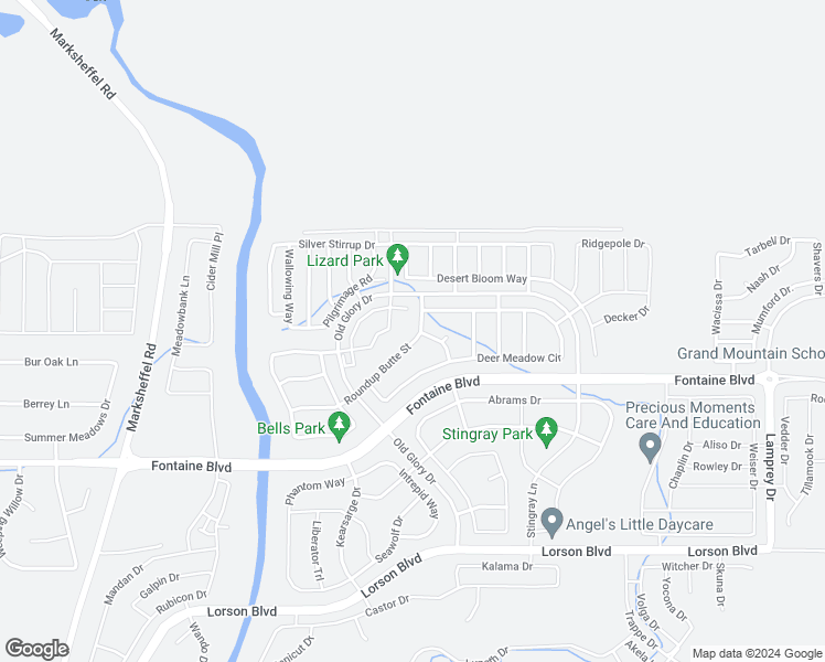 map of restaurants, bars, coffee shops, grocery stores, and more near 6252 Roundup Butte Street in Colorado Springs