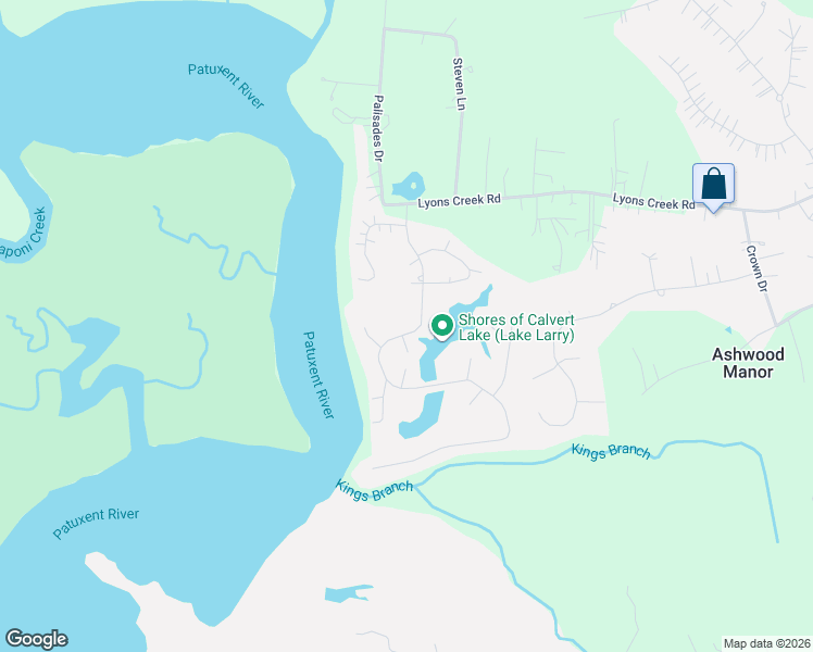 map of restaurants, bars, coffee shops, grocery stores, and more near 11816 Rivershore Drive in Dunkirk