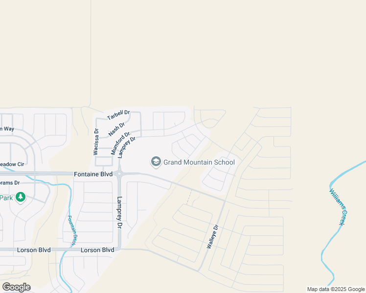 map of restaurants, bars, coffee shops, grocery stores, and more near Cattle Baron Way in Colorado Springs