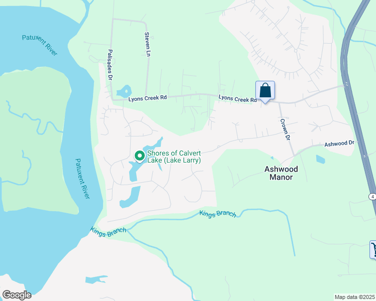 map of restaurants, bars, coffee shops, grocery stores, and more near 3515 King Drive in Dunkirk