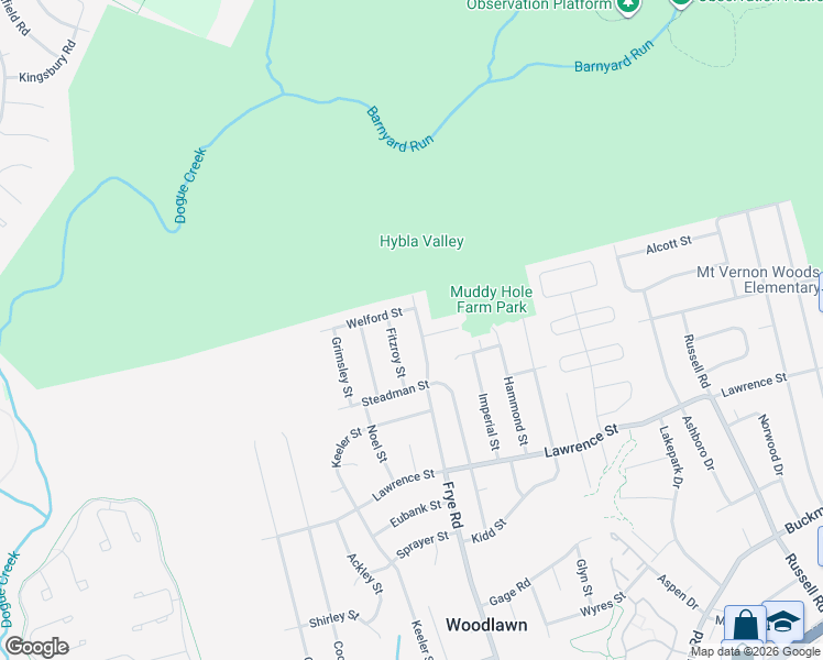 map of restaurants, bars, coffee shops, grocery stores, and more near 7914 Frye Road in Alexandria