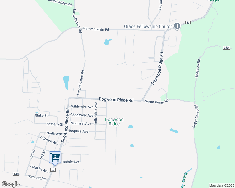 map of restaurants, bars, coffee shops, grocery stores, and more near 2157 Dogwood Ridge Road in Wheelersburg