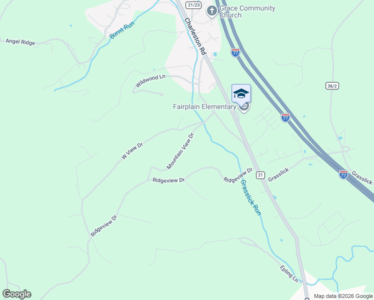 map of restaurants, bars, coffee shops, grocery stores, and more near 2-34 Mountain View Dr in Ripley