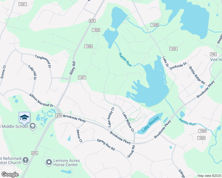 map of restaurants, bars, coffee shops, grocery stores, and more near 4920 Sinker Court in Warrenton