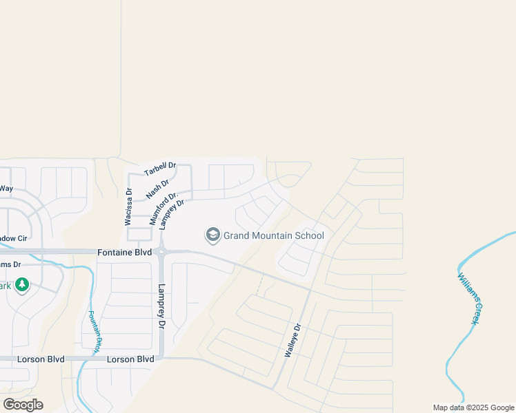 map of restaurants, bars, coffee shops, grocery stores, and more near Cattle Baron Way in Colorado Springs