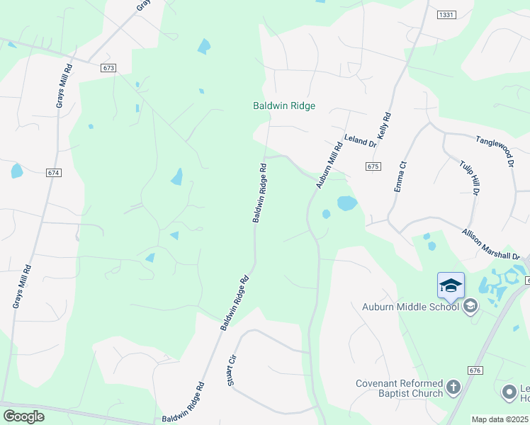map of restaurants, bars, coffee shops, grocery stores, and more near 7187 Baldwin Ridge Road in Warrenton