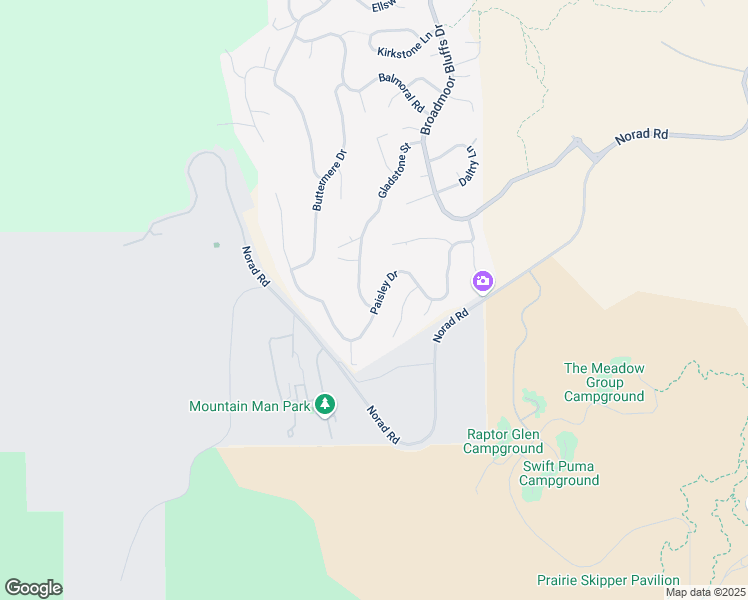 map of restaurants, bars, coffee shops, grocery stores, and more near 5995 Gladstone Street in Colorado Springs
